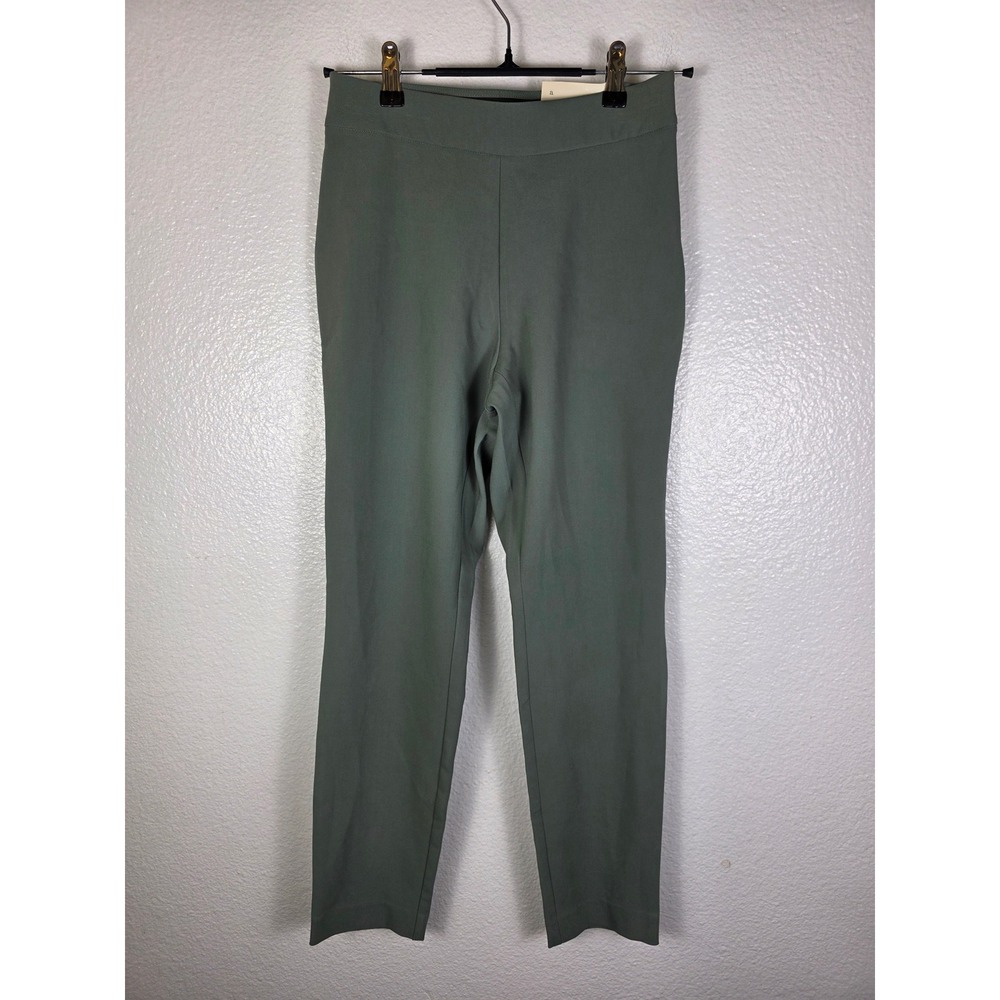 A New Day‎ Womens High Rise Skinny Stretch Pants Olive Green Size 2 Regular